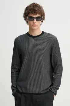 Rag & Bone pulover barbati, culoarea negru, light, MBS23S011UC11 imagine