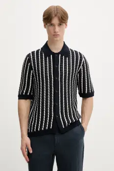 Rag & Bone pulover cu maneca scurta pentru barbati, din bumbac imagine