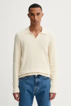 Rag & Bone pulover de bumbac culoarea bej, light, RH3625F6MCO imagine