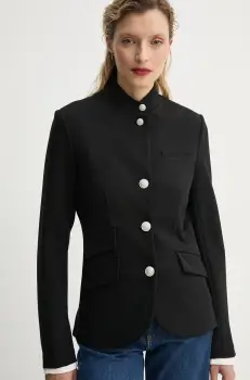 Rag & Bone sacou culoarea negru, un singur rand de nasturi, neted, WAW23S4026A926 imagine