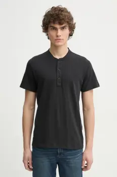 Rag & Bone tricou din bumbac barbati, culoarea negru, neted, M000T906G imagine