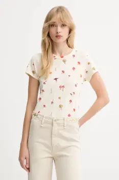 Rag & Bone tricou din bumbac culoarea bej, RE6E25FT3SW imagine