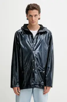 Rains geaca 12010 Jacket culoarea bleumarin, de tranzitie, 12010 imagine