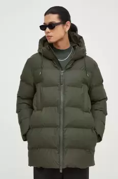 Rains geaca 15190 Jackets culoarea verde, de iarna imagine