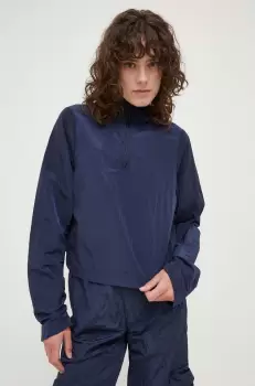 Rains geaca 18890 Pullover W culoarea albastru marin, de tranzitie imagine