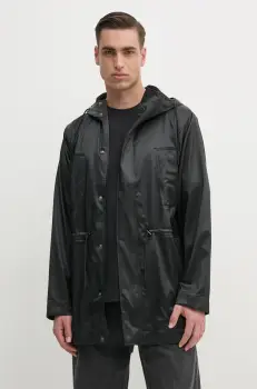 Rains geaca Bold Long Jacket W3 culoarea negru, de tranzitie, 12110 imagine