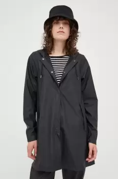 Rains geaca de ploaie 18050 A-line W Jacket femei, culoarea negru, de tranzitie imagine