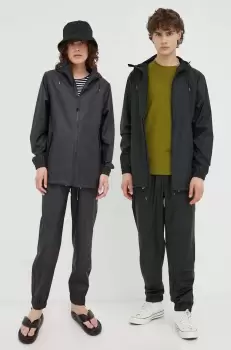 Rains geaca de ploaie culoarea negru, de tranzitie imagine