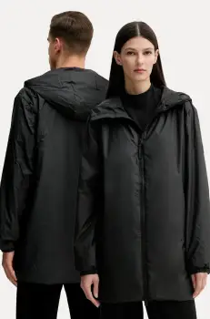 Rains geaca Lohja Long Insulated Jacket W3T2 culoarea negru, de tranzitie, 15790 imagine