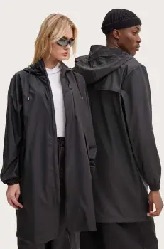 Rains geaca Long Storm Breaker W3 culoarea negru, de tranzitie, 12080-01 imagine