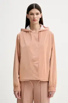 Rains geaca String W Jacket W3 culoarea portocaliu, de tranzitie, 18040 imagine