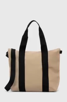 Rains geanta 14160 Tote Bags culoarea bej imagine