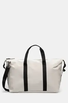 Rains geanta Hilo Weekend Bag W3 culoarea bej, 14200.103 imagine