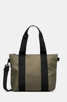 Rains geanta Tote Bag Micro W3 culoarea verde, 14180 imagine
