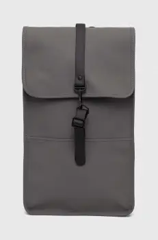 Rains rucsac 13000 Backpacks culoarea gri, mare, neted imagine