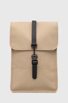 Rains rucsac 13020 Backpacks culoarea bej, mare, neted imagine