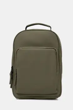 Rains rucsac 13260 Book Daypack culoarea verde, mare, uni, 13260 imagine