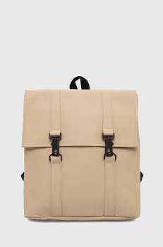 Rains rucsac 13310 Backpacks culoarea bej, mare, neted imagine