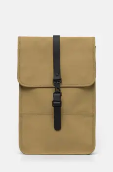 Rains rucsac Backpack Mini W3 culoarea verde, mare, neted, 13020-44 imagine