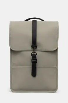 Rains rucsac Backpack Mini W3 culoarea verde, mare, uni, 13020 imagine