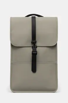 Rains rucsac Backpack W3 culoarea verde, mare, uni, 13000 imagine