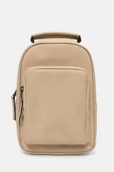 Rains rucsac Book Daypack Mini W3 culoarea bej, mic, neted, 13690-24 imagine