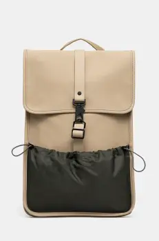Rains rucsac Mix Backpack Mini culoarea bej, mare, uni, 14280 imagine