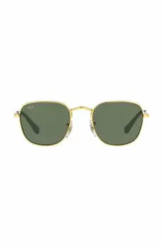 Ray-Ban ochelari de soare copii Frank Kids culoarea verde, 0RJ9557S imagine