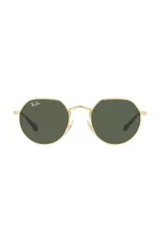 Ray-Ban ochelari de soare copii Junior Jack culoarea verde, 0RJ9565S imagine