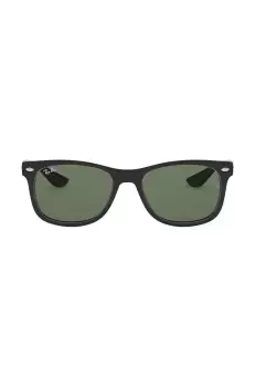 Ray-Ban ochelari de soare copii Junior New Wayfarer culoarea verde, 0RJ9052S imagine