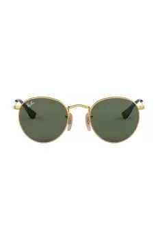 Ray-Ban ochelari de soare copii Round Kids culoarea verde, 0RJ9547S imagine