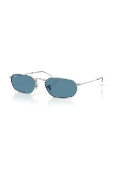 Ray-Ban ochelari de soare culoarea argintiu, 0RB3947 imagine