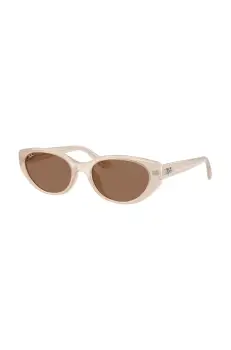 Ray-Ban ochelari de soare culoarea bej, 0RB4457D imagine