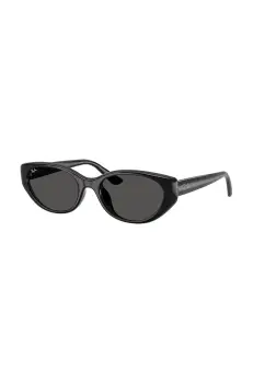 Ray-Ban ochelari de soare culoarea negru, 0RB4457D imagine