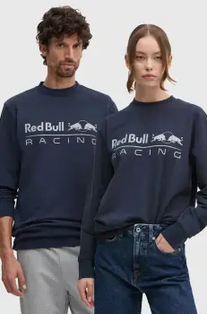 Red Bull Racing x Pepe Jeans bluza Red Bull Racing x Pepe Jeans culoarea albastru marin, cu imprimeu, RU580002 imagine