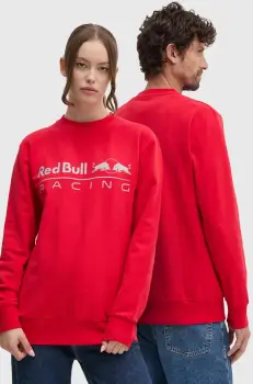 Red Bull Racing x Pepe Jeans bluza Red Bull Racing x Pepe Jeans culoarea rosu, cu imprimeu, RU580002 imagine
