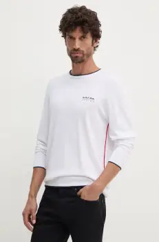 Red Bull Racing x Pepe Jeans pulover de bumbac Red Bull Racing x Pepe Jeans culoarea alb, light, RM700007 imagine