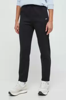 Reebok Classic pantaloni de trening culoarea negru, neted imagine