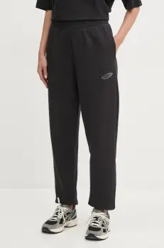 Reebok Classic pantaloni de trening femei, culoarea negru, cu imprimeu, 100214269 imagine