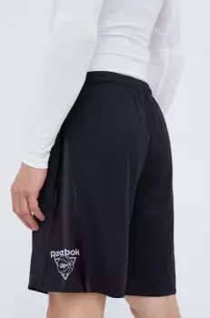 Reebok Classic pantaloni scurti de antrenament culoarea negru imagine