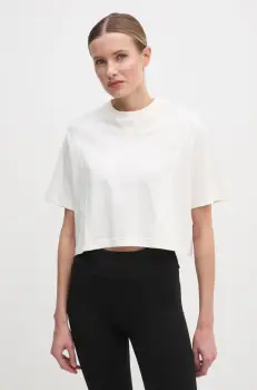 Reebok Classic tricou din bumbac femei, culoarea bej, 100214091 imagine