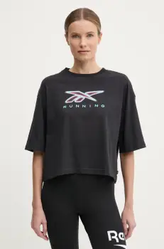 Reebok Classic tricou din bumbac femei, culoarea negru, 100218832 imagine