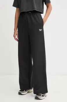 Reebok pantaloni de trening IDENTITY culoarea negru, uni, 100208504 imagine