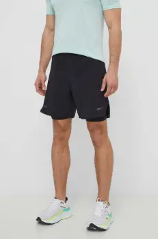 Reebok pantaloni scurti de alergare Speed 4.0 culoarea negru, 100075776 imagine