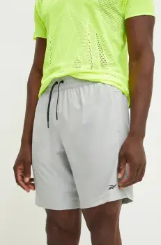 Reebok pantaloni scurti de antrenament Workout Ready culoarea gri, 100062135 imagine