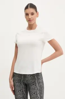 Reebok tricou Athletic femei, culoarea bej, 100214671 imagine