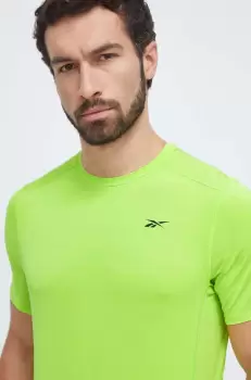 Reebok tricou de antrenament Activchill culoarea verde, neted imagine