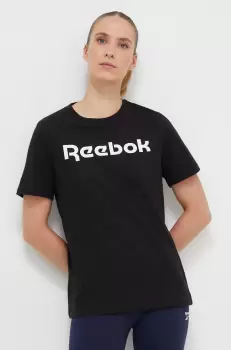 Reebok tricou din bumbac culoarea negru imagine