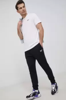 Reebok tricou din bumbac HG4443 culoarea alb, cu imprimeu imagine