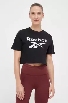 Reebok tricou Reebok Identity femei, culoarea negru imagine
